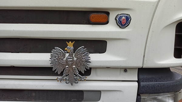 emblemat polski orzel dla kierowcy
